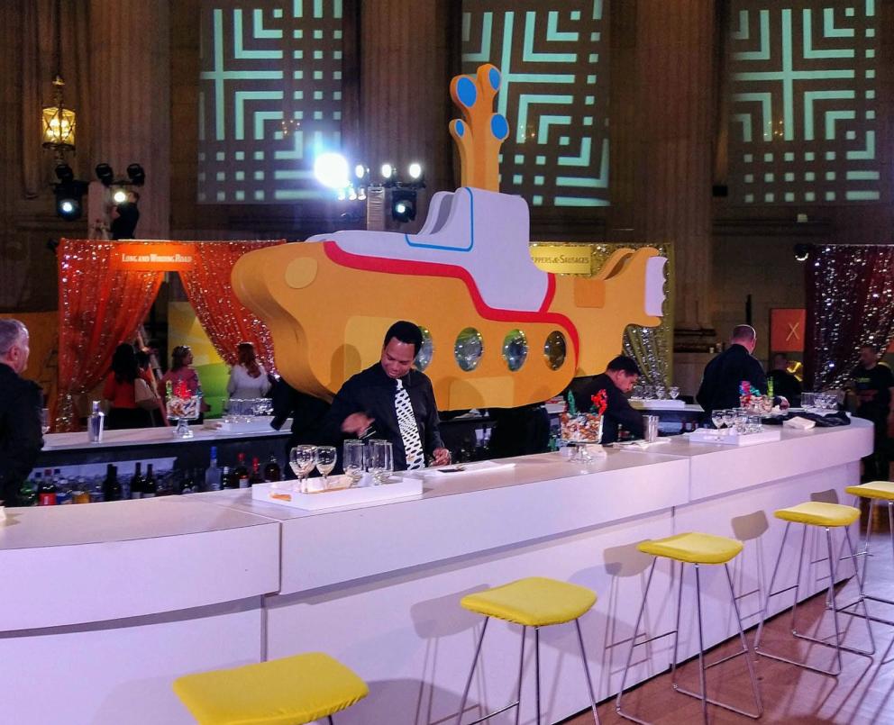 Yellow Submarine Bar Installation